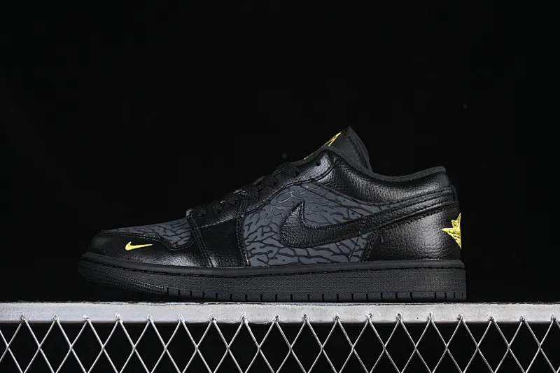 All categories Air Jordan Jordan series basketball shoes Air Jordan 1 Low G version pure original Air Jordan 1 Low "Elephant" AJ1 Joe 1 burst pattern Danger warning low-top cultural casual sneakers IM6568-010
